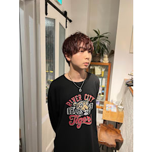 メンズカラー/メンズマッシュ/赤髪カラー