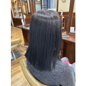 ノンダメージストレート（くせ毛の混合毛）