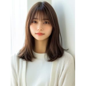 くすみベージュ 髪質改善 艶カラー メルティカラー 30代