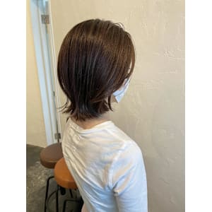 くびれヘア×チョコレートカラー