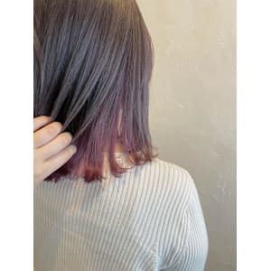 ～ラベンダー×パープルのインナーカラー～