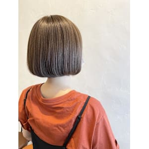 ～ベージュ×ミニボブ～