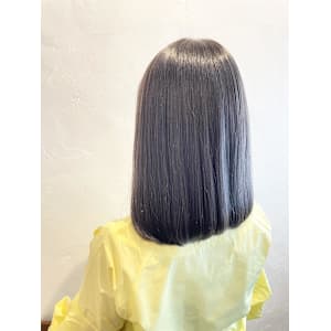 ～グレージュカラー重めスタイル～