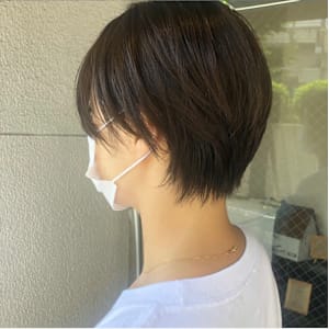 襟足すっきり！大人クールショート