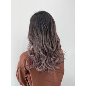 ラベンダーグレージュグラデーション