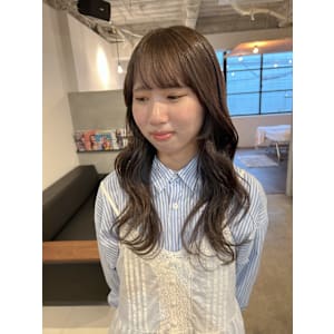 韓国風/くびれ/レイヤーカット/ヘーゼル/ベージュ