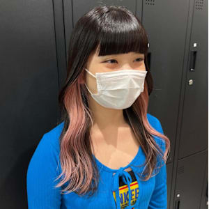 イヤリングカラー×さくらピンク