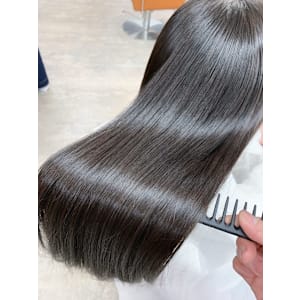 髪質改善ストレート×美髪チャージで天使の輪ツヤ髪✨
