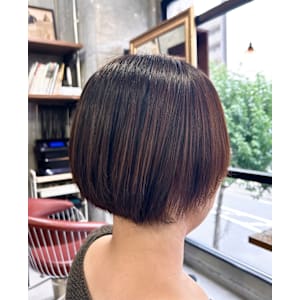 ショートボブ×グラデーション - Lourdes hair design【ルルドヘアーデザイン】掲載中