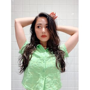 ロングウェーブスタイル