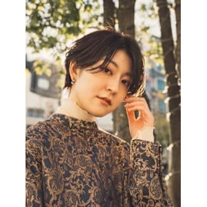 ひし形ショートヘア