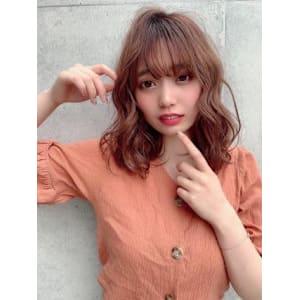 ゆるふわ波巻きヘア