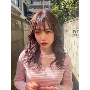 韓国風セミロング