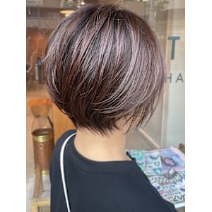 大人ショート×オイルでサラっと仕上げで◎