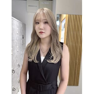 【rizu】ミルクティーベージュ/ハイトーン