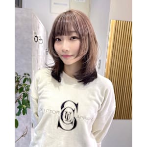 【rizu】レイヤーカット/裾カラー/ハイトーン - MOON by KENJE【ムーンバイケンジ】掲載中