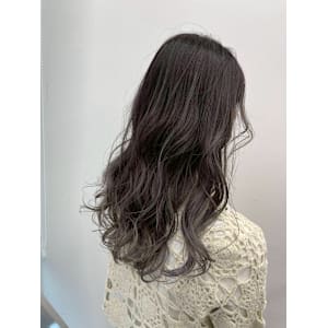 透明感グレージュ