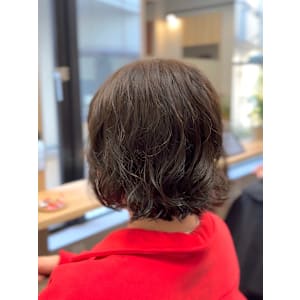 【noi.】ボブ×ナチュラルパーマ