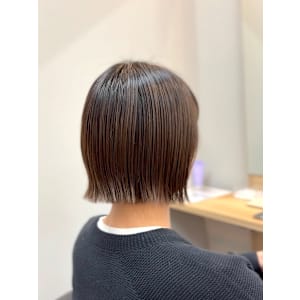 【noi.】カジュアル切りっぱなしボブ