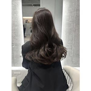 ＊オリーブグレージュくびれヘアロング＊【Zina梅田】