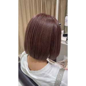 まんまるボブ×マロンブラウン