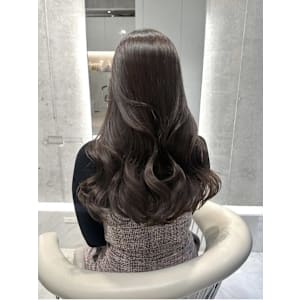 髪質改善＊グレージュロングくびれヘア＊美髪【Zina博多】