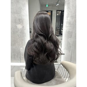 髪質改善＊グレージュウェーブくびれヘア＊美髪【Zina博多】
