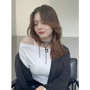 髪質改善ワンレン秋色ブラウン美髪*Zina