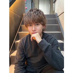 髪質改善マッシュショートマットブラウン*Zina