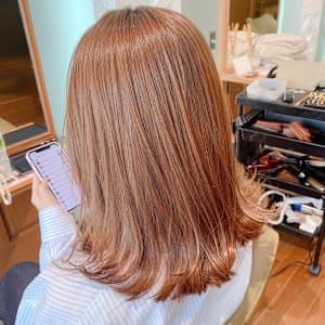 ブリーチカラー（ピンクオレンジ）