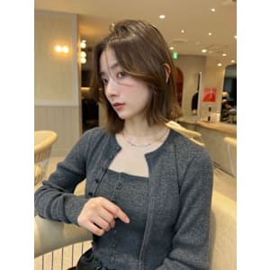 髪質改善＊前髪なしミニウルフくびれヘア＊美髪【Zina新宿】