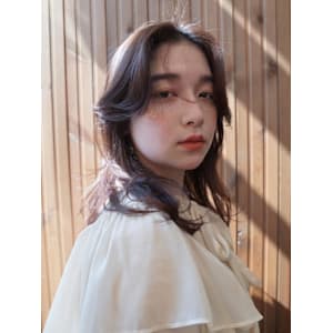 ふんわりかきあげミディアム