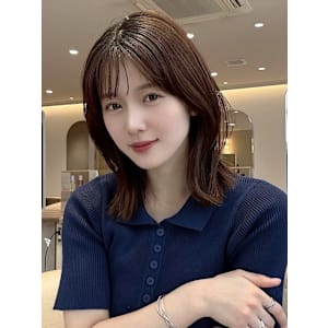 髪質改善＊オリーブカラーくびれヘアレイヤー＊美髪【Zina新