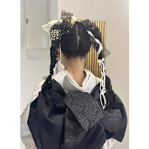 【Nanaka】リボン×ツインテール！成人式ヘアセット - MOON by KENJE【ムーンバイケンジ】掲載中