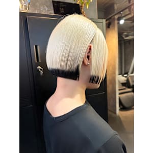 エンドカラー　デザインカラー　ハイトーン　原宿/表参道 - Null 表参道本店 デザインカラー/ダブルカラー【ヌル】掲載中