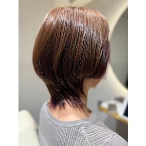 くびれウルフスタイル×ツートーンカラー 『銀座/個室』