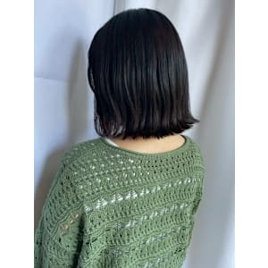 【feliceMICHI 豊田希美】外ハネボブ ダークグレー