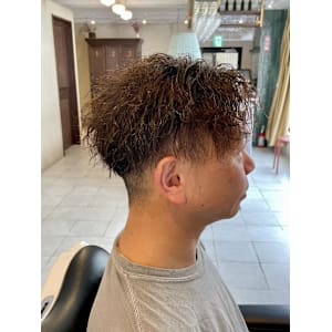 【50代 男性】ロンドンツーブロツイスパ（大宮/バーバー）