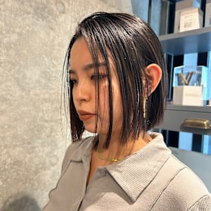 ぱつっとボブカット