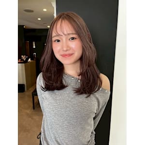 透明感カラー×レイヤーカット