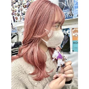 Free！ 鴫野貴澄 推しカラー ピンク ブリーチ ピンクベ