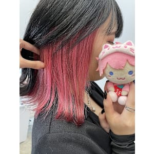 すとぷり さとみ 推しカラー インナーカラー ピンクカラー