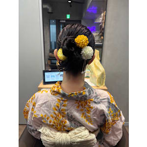 浴衣ヘアアレンジ/ヘアアレンジ/藤沢