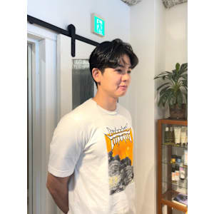 メンズカット/メンズセンターパート/メンズセンター分け