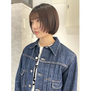 【sakura】ボブ/顔周りレイヤー/ベージュ/ミニボブ