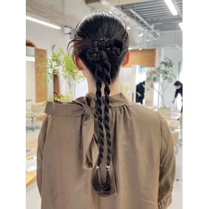 【hinari】カチモリ/カチモリ編みおろし/編みおろし