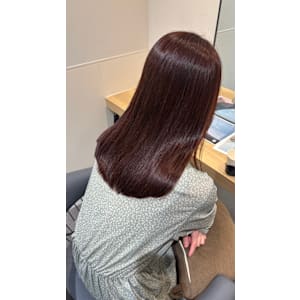 暖色カラー/艶髪カラー/赤髪/藤沢