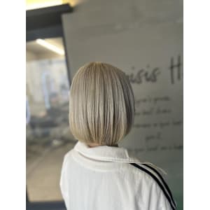 人生初ブリーチ！ホワイトベージュ