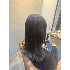 インナーカラーラベンダー