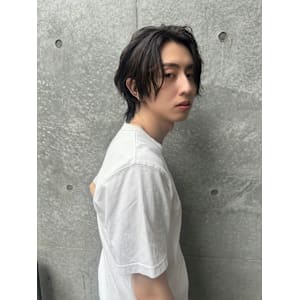 【メンズ】ミディアムウルフ